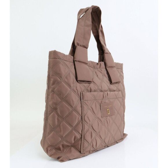 NWT Marc Jacobs Quilted Knot LARGE Tote in French Grey - Picture 4 of 12
